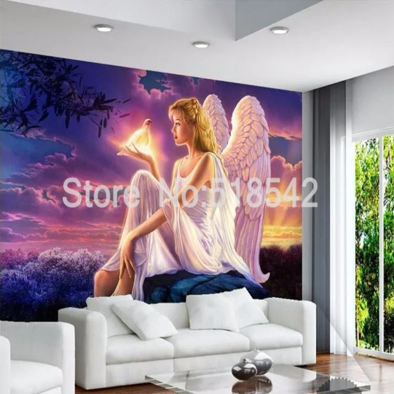 3D Wallpaper Angel Eye Nights SKU# WAL0449